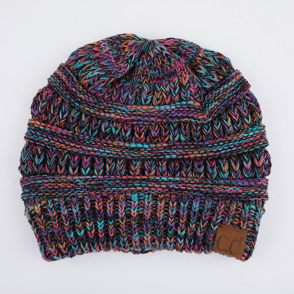 Acrylic Cable Knit Beanie - Thick, Soft & Warm Chunky Beanie Hats - Picture 2 of 3